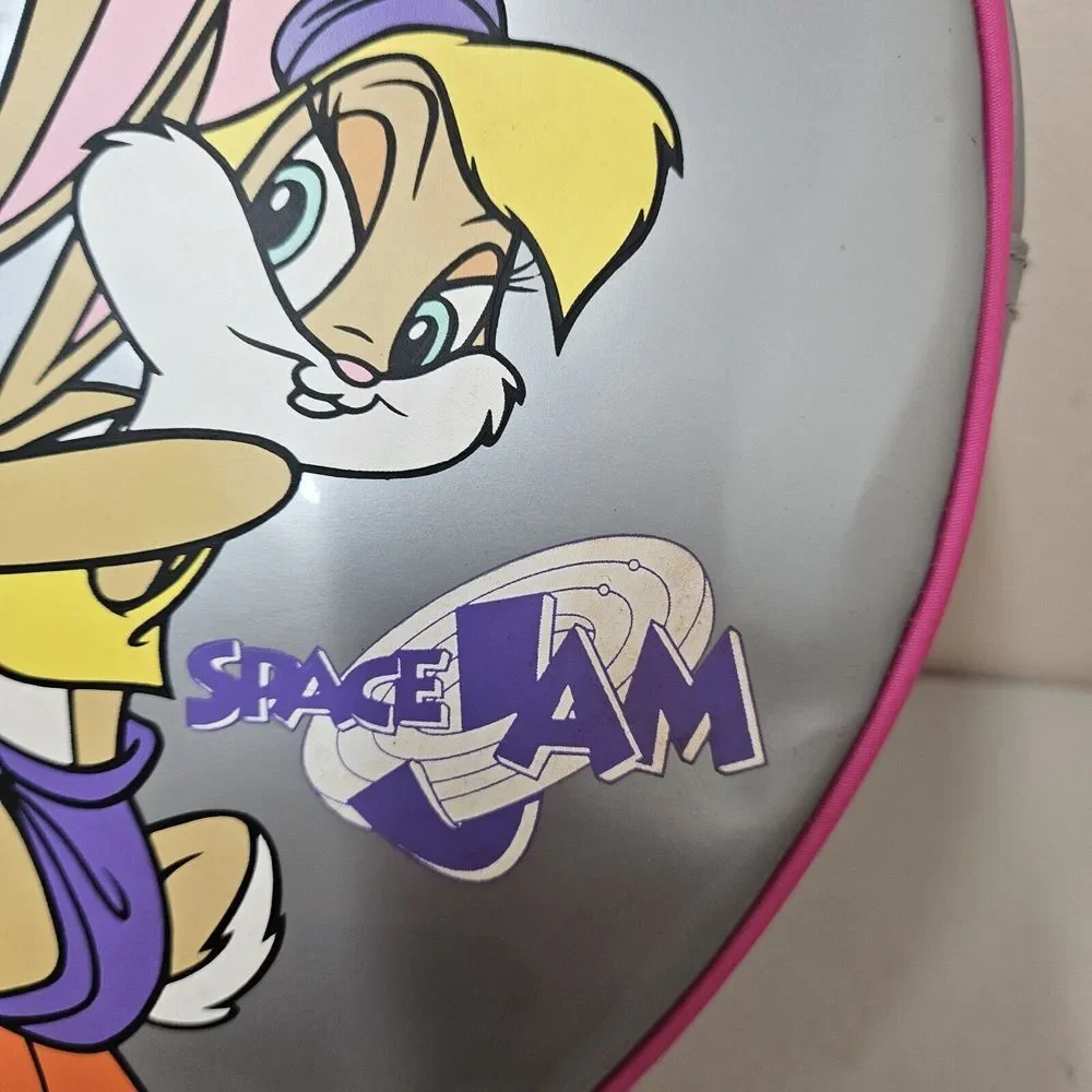 Vintage 1996 Space Jam Lola Bunny Heart‎ Shaped Backpack Warner Bros
